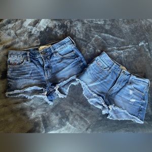 Hollister jean shorts